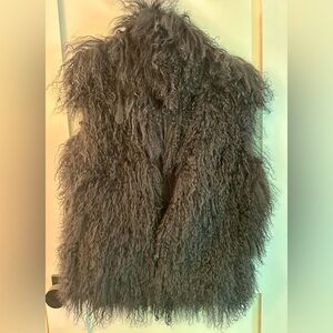 Ralph Lauren Reversal black sherling vest. M/L